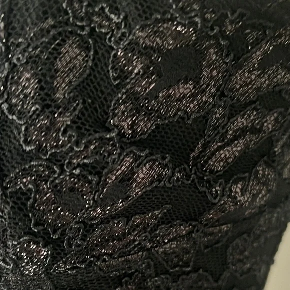 Betsey Johnson Vintage Black Lace Camisole & Pant Outfit - Picture 3 of 11